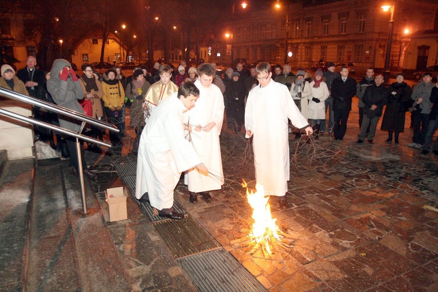 Chrzest w archikatedrze w Łodzi