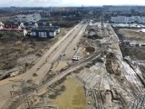 Trasa Wolbromska. Widać już przebieg nowej drogi na północy Krakowa. Nowe zdjęcia