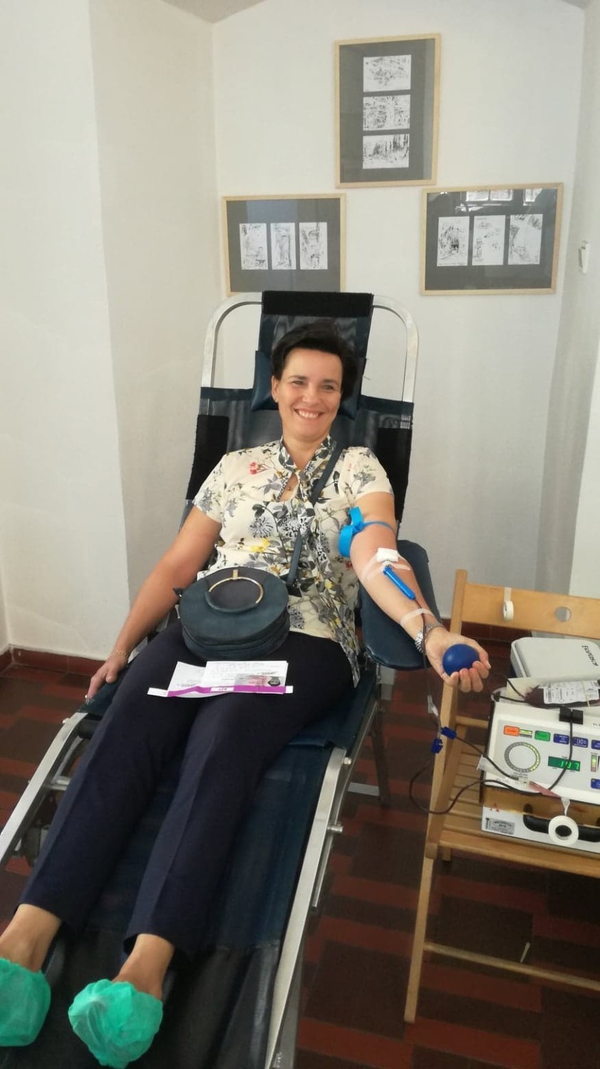 KROTOSZYN: krotoszyńscy krwiodawcy w akcji. Otwarta akcja poboru krwi w Muzeum Regionalnym w Krotoszynie [ZDJĘCIA]