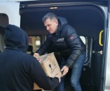 Chmieleńskie paczki z darami dla migrantów dotarły do Michałowa