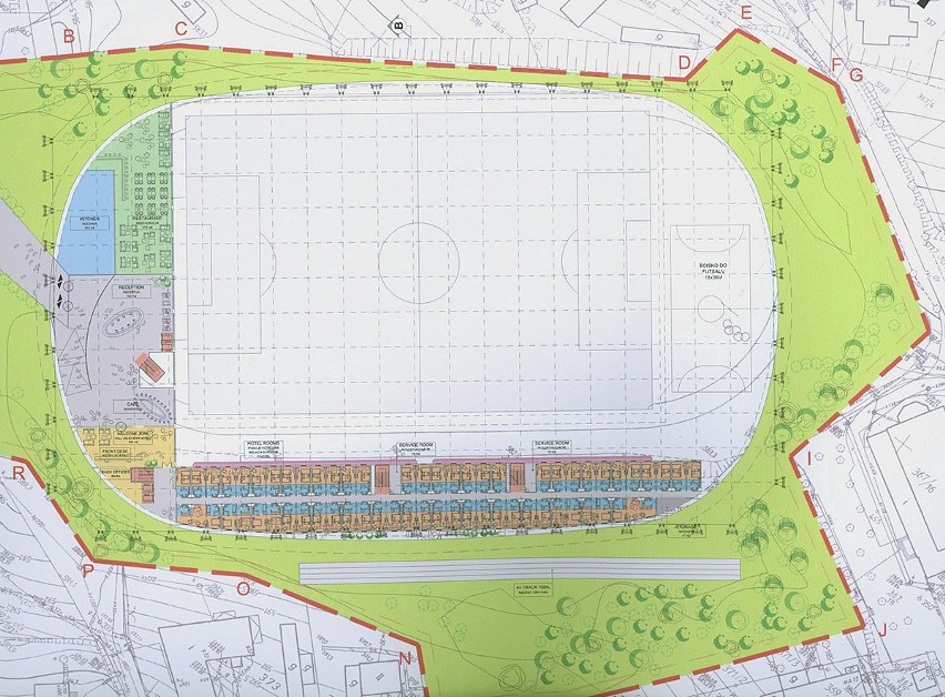 Projekt przebudowy stadionu miejskiego w Karpaczu
