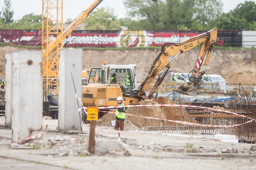 Na budowie stadionu Widzewa znaleziono ludzkie szczątki