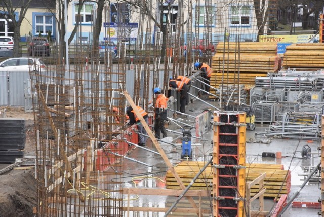 Budowa Centrum Zdrowia Matki i Dziecka w Zielonej Górze - stan prac z 14 marca 2019