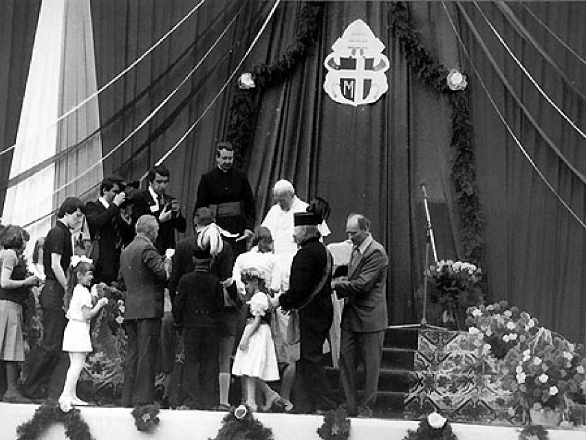 Jan Paweł II w Kalwarii Zebrzydowskiej. 1979 rok.