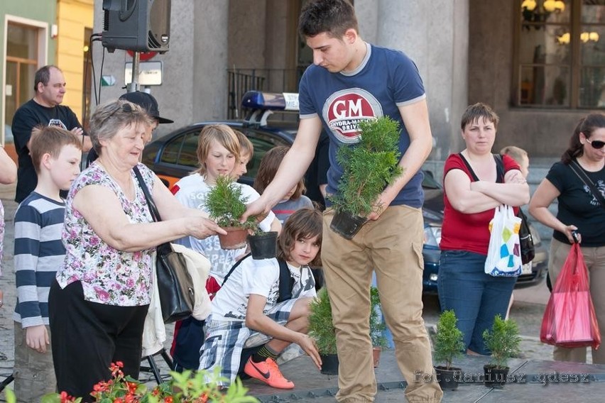 Ułożyli kwiatowy herb Wałbrzycha (ZDJĘCIA)