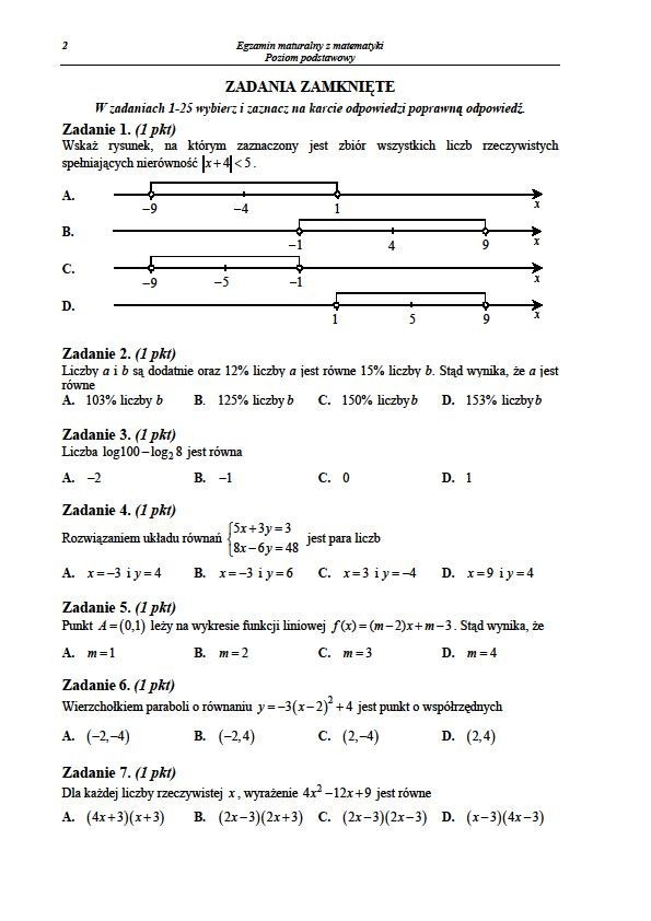 MATURA 2013. Matematyka - poziom podstawowy [ARKUSZE,...