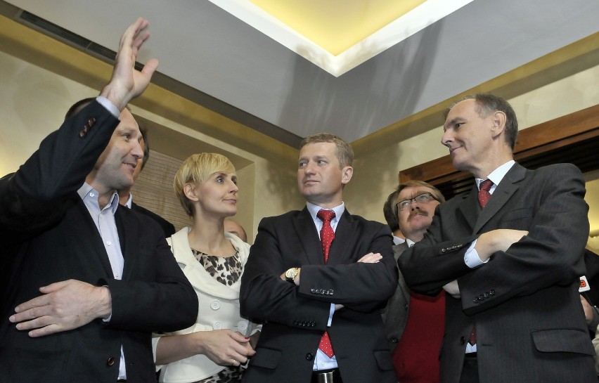 Wyniki wyborów 2011 Kraków: sztab wyborczy PO [ZDJĘCIA]