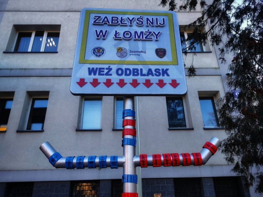 Zabłyśnij w Łomży. Odblaski czekają pod komendą [zdjęcia]