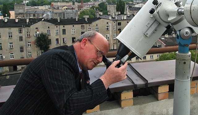 Mieczysław Borkowski, zwolniony przez Urząd Miasta Łodzi dyrektor obserwatorium