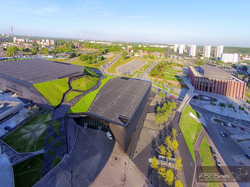 Nowe centrum Katowic w obiektywie Kamila Krzemińskiego