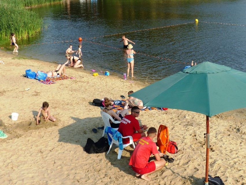 Kąpielisko na zbiorniku wodnym Próba...