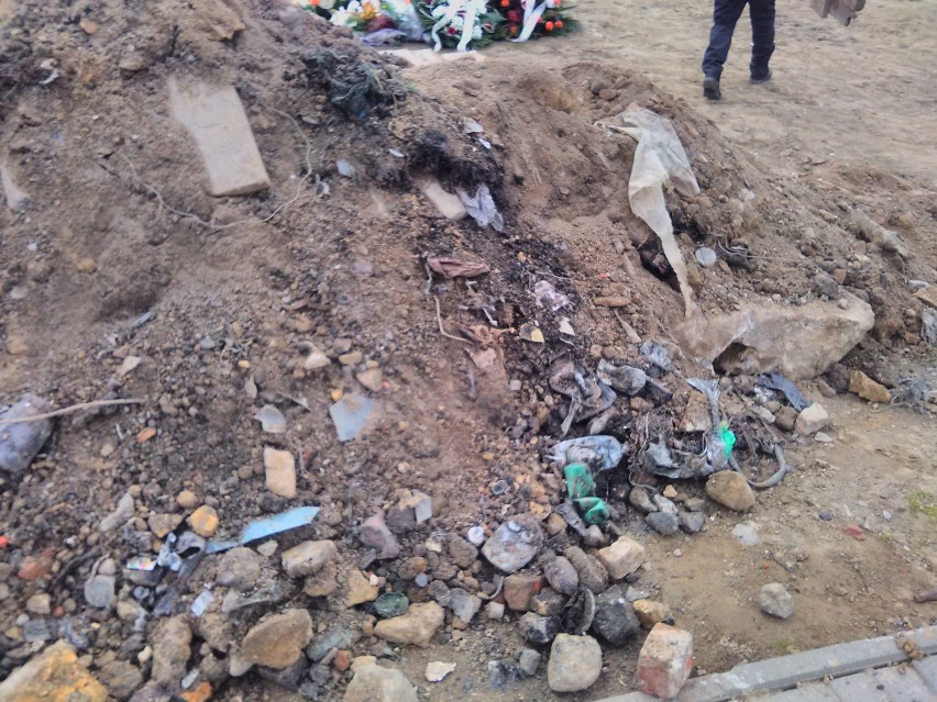 Cmentarz komunalny w Wieluniu skrywa wysypisko odpadów