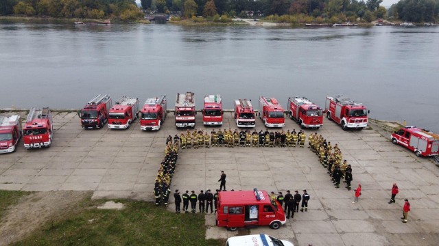 Strażacy z wielu jednostek w powiecie chełmińskim ćwiczyli w Chełmnie
