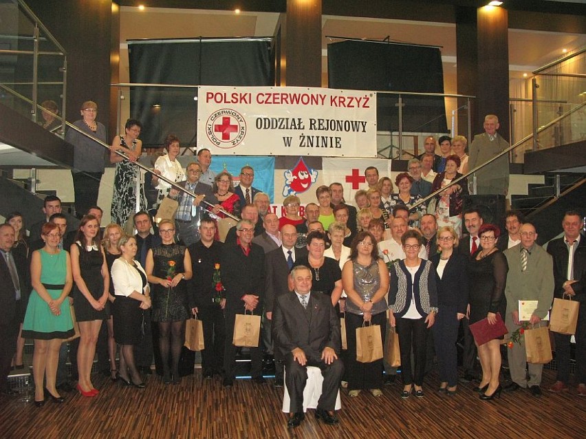 Członkowie klubu HDK w Żninie podczas jubileuszowej...