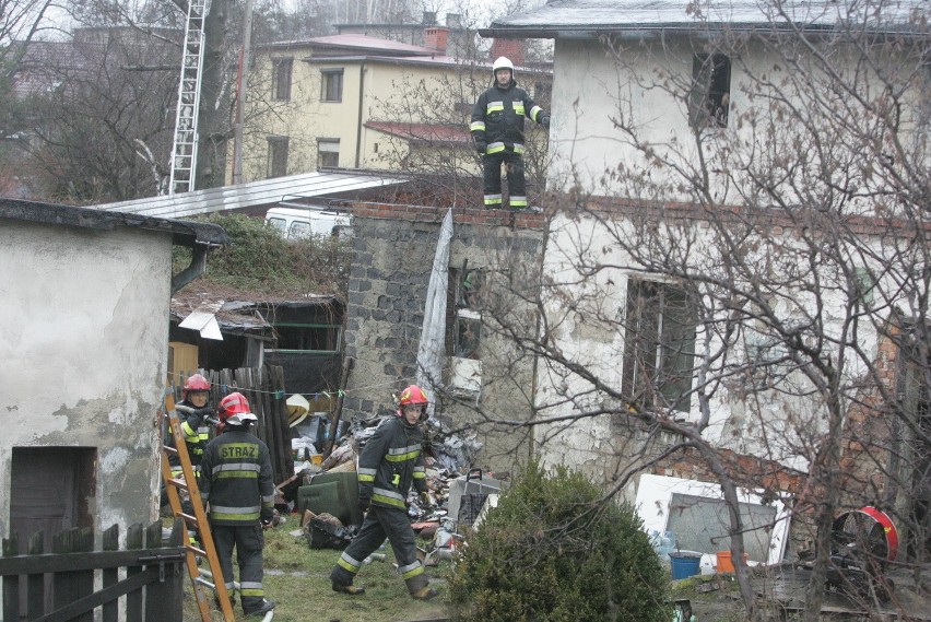 Pożar domu w Rybniku