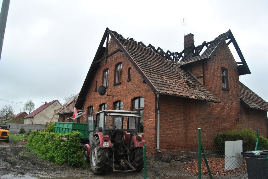 Pożar budynku przedszkola w Kąkolewie FOTO 