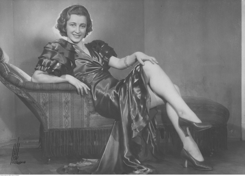 Na zdjęciu: Maria Żabkiewiczówna, Miss Polonia 1934