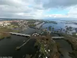 Kostrzyn nad Odrą otoczony przez wodę! Warta i Odra dawno nie były tak wysokie. Takie widoki to teraz rzadkość