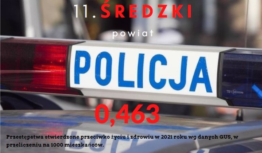 Oto najniebezpieczniejsze powiaty na Dolnym Śląsku! Statystyki pokazują top 15 [LISTA]