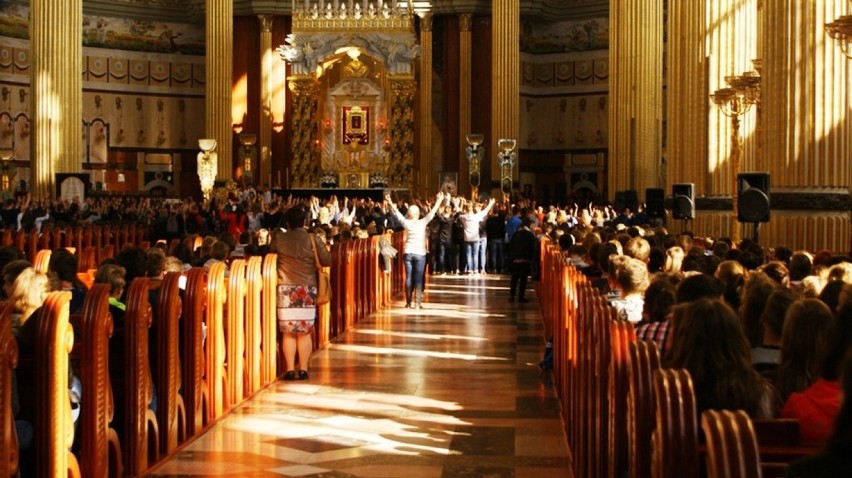 Gimnazjaliści w Licheniu 2016