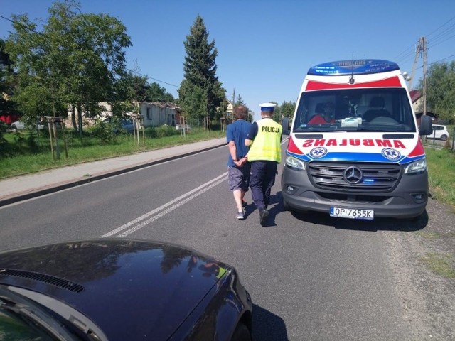 Okazało się, że sprawca kolizji jest pod wpływem alkoholu