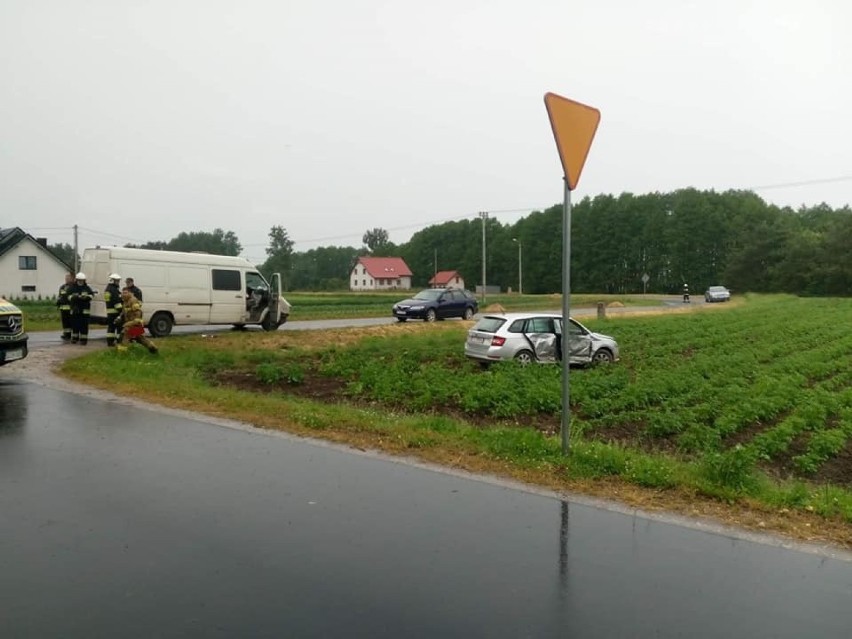 Wypadek w Kolnie. Jedna osoba w szpitalu w Świeciu