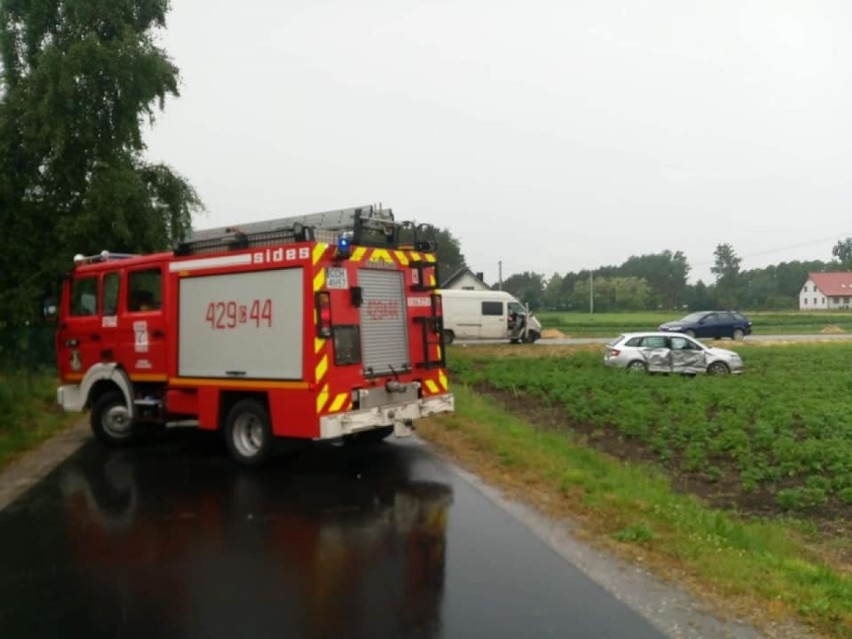 Wypadek w Kolnie. Jedna osoba w szpitalu w Świeciu