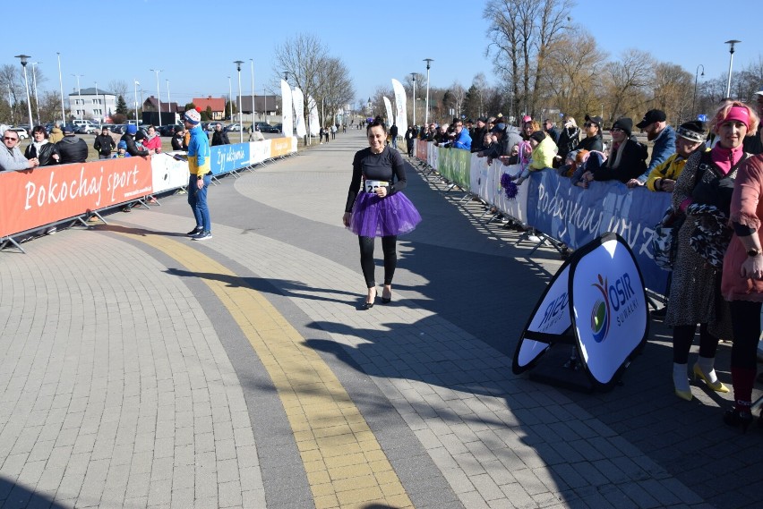 Suwałki Miss Run. Panie pobiegły w szpilkach, a Panowie z wąsem