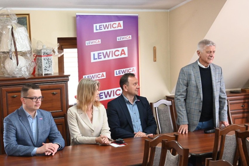 Otwarcie biura Nowej Lewicy w Wieruszowie z udziałem prof. Marka Belki 