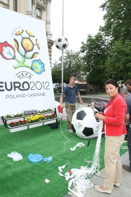 Nowy Sącz wystrojony na Euro 2012. Podoba się? [ZDJĘCIA]