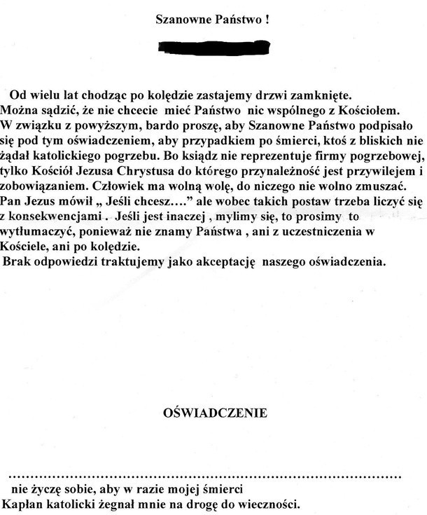 Kto księdzu nie otwiera, ten się w piekle poniewiera

Na...