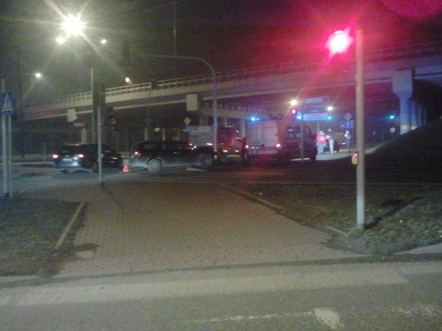 Wypadek na Hallera w Katowicach