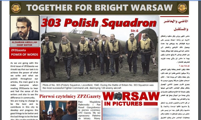 W Warszawie wychodzi trójjęzyczna gazeta. Po polsku,...