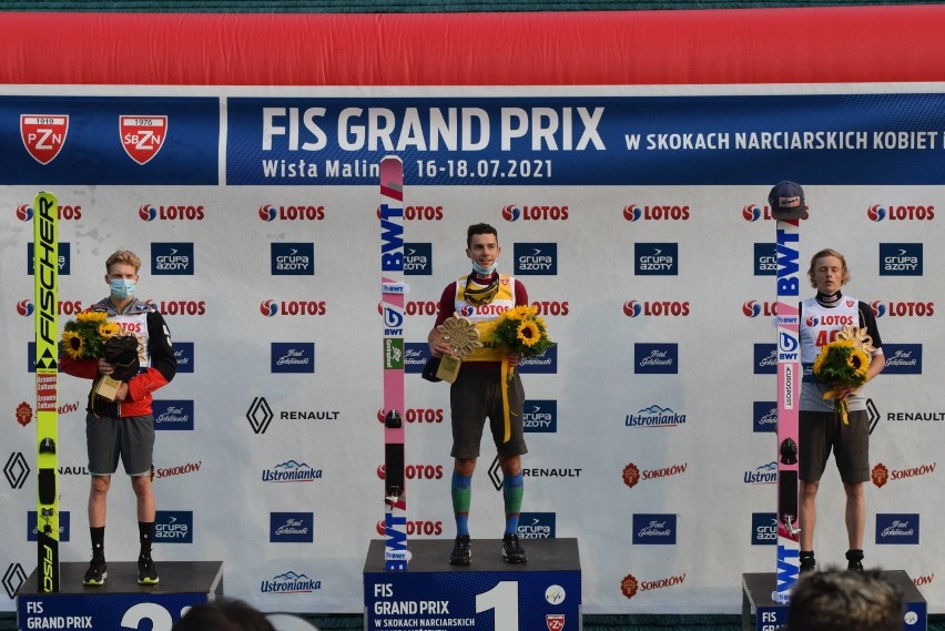 Letnia Grand Prix w Wiśle zdominowana przez Polaków. Piękny triumf Jakuba Wolnego, Dawid Kubacki trzeci