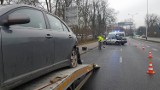 Wypadek na Krakowskiej w Łodzi. Pijany kierowca uciekł po zderzeniu [ZDJĘCIA]
