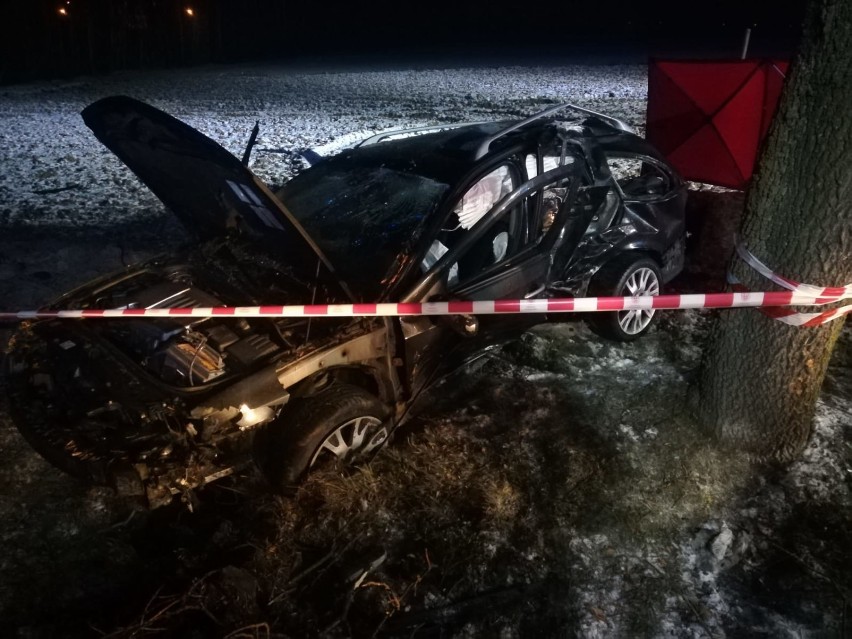 Tragiczny wypadek w Kamionce. Zginął 29-letni mieszkaniec powiatu wieluńskiego [FOTO]