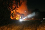 Pożar na Złotnie w Łodzi. Spaliły się dwa budynki [ZDJĘCIA]