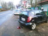 Nissan uderzył w mercedesa na Wyszyńskiego w Gorzowie Wlkp. [ZDJĘCIA]