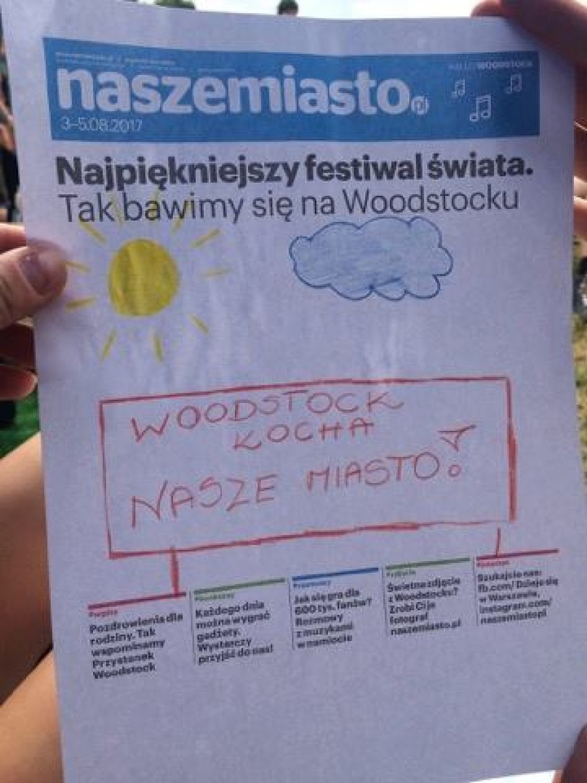 Nasz redakcyjny namiot na Woodstocku odwiedza coraz więcej osób!