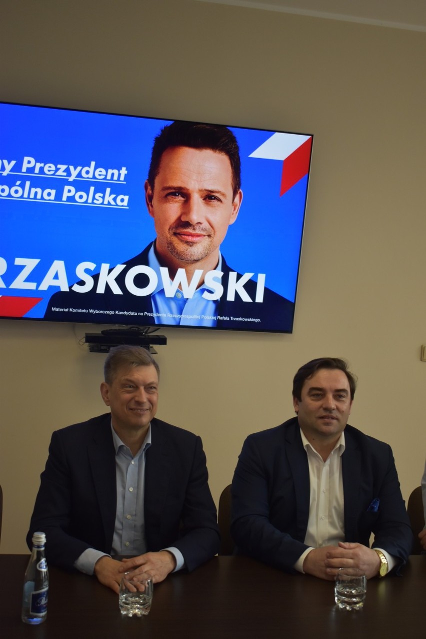 Konferencja prasowa posła KO Mariusza Witczaka