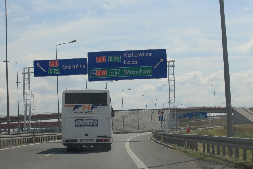 Autostrada A1 Stryków-Tuszyn otwarta