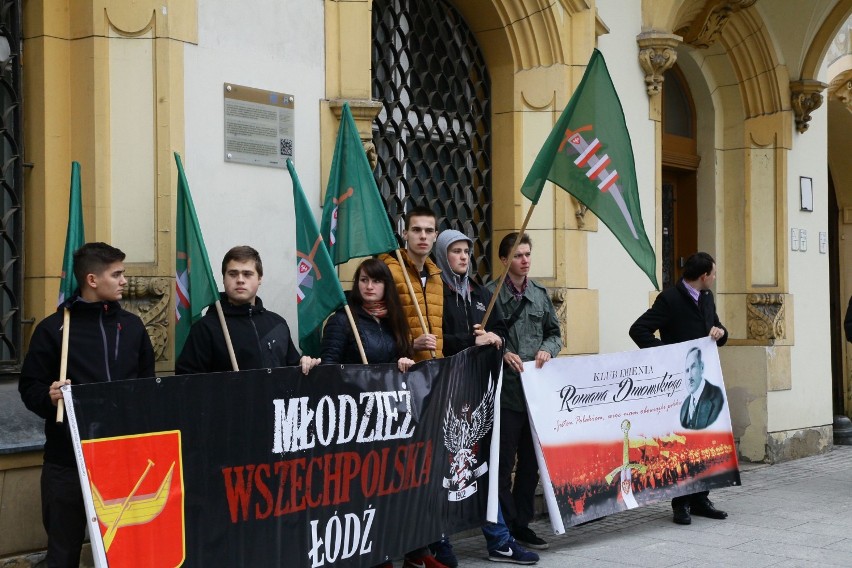 "Nie dla CETA!" Protest przed siedzibą PiS w Łodzi [ZDJĘCIA]