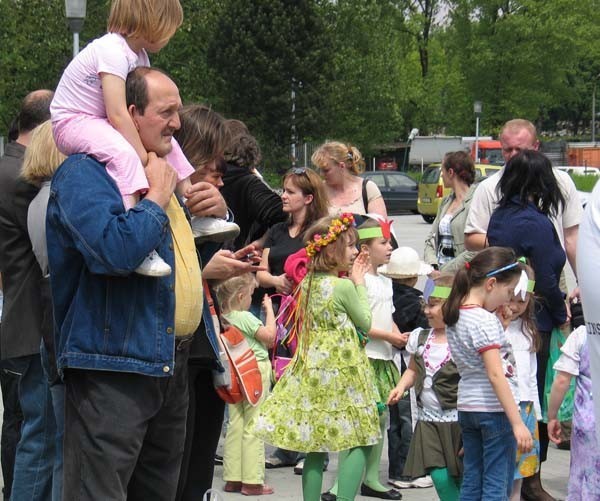 Podczas Dnia Sąsiada na scenie wystąpiły m.in. dzieci z Przedszkola nr 39