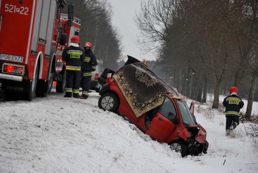 Śmiertelny wypadek pod Dąbrówką Leśną [ZDJĘCIA]