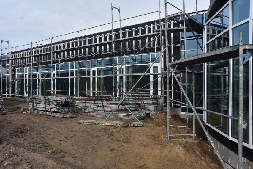 Trwa budowa nowego przedszkola w Wągrowcu. Tak aktualnie wygląda budynek 