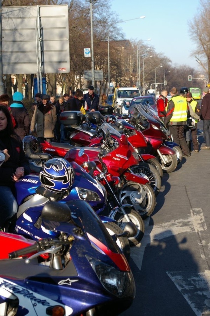 Jak co roku, na WOSP zjechali motocykliści. Fot. Piotr May