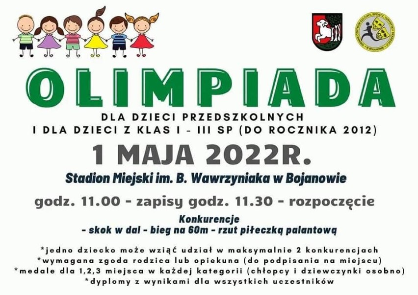 Olimpiada dzieci w Bojanowie