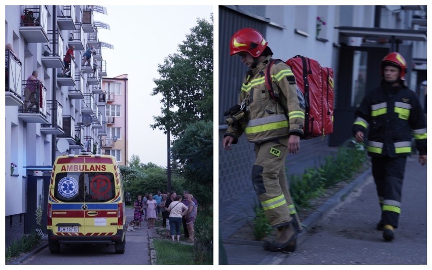 Wysokie stężenie gazu w bloku przy ulicy Płowieckiej we...