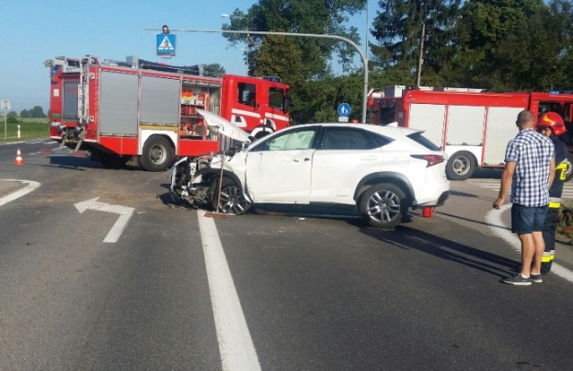 Wypadek na obwodnicy Elbląga