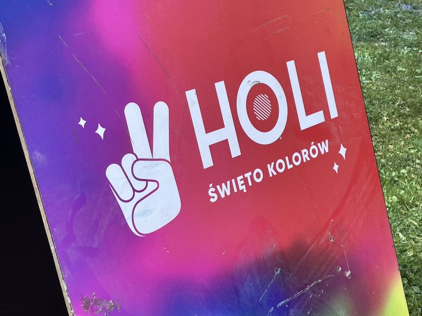 Święto kolorów Holi w Szczawnie-Zdroju.